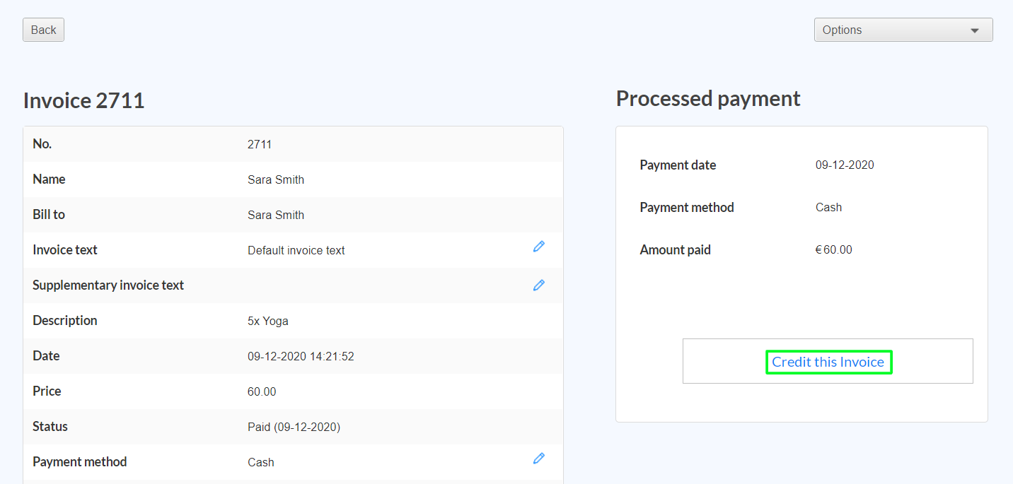 How do I deal with a payment chargeback?