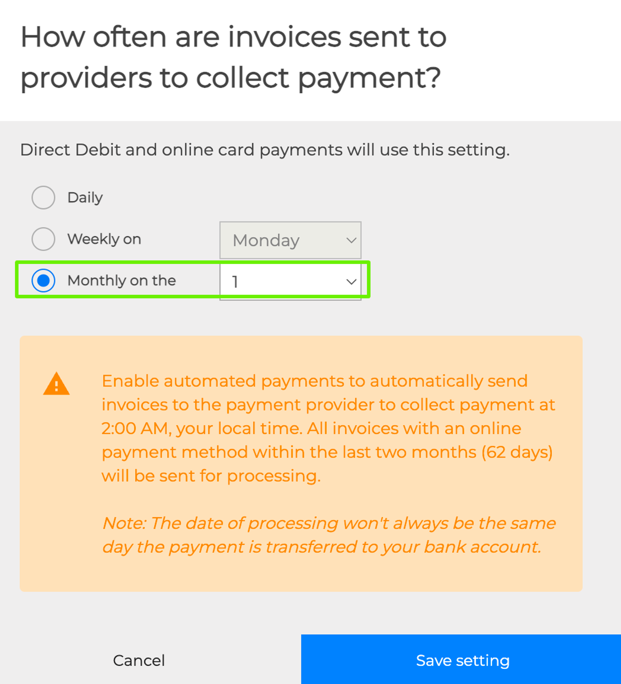 Virtuagym Pay Portal setup