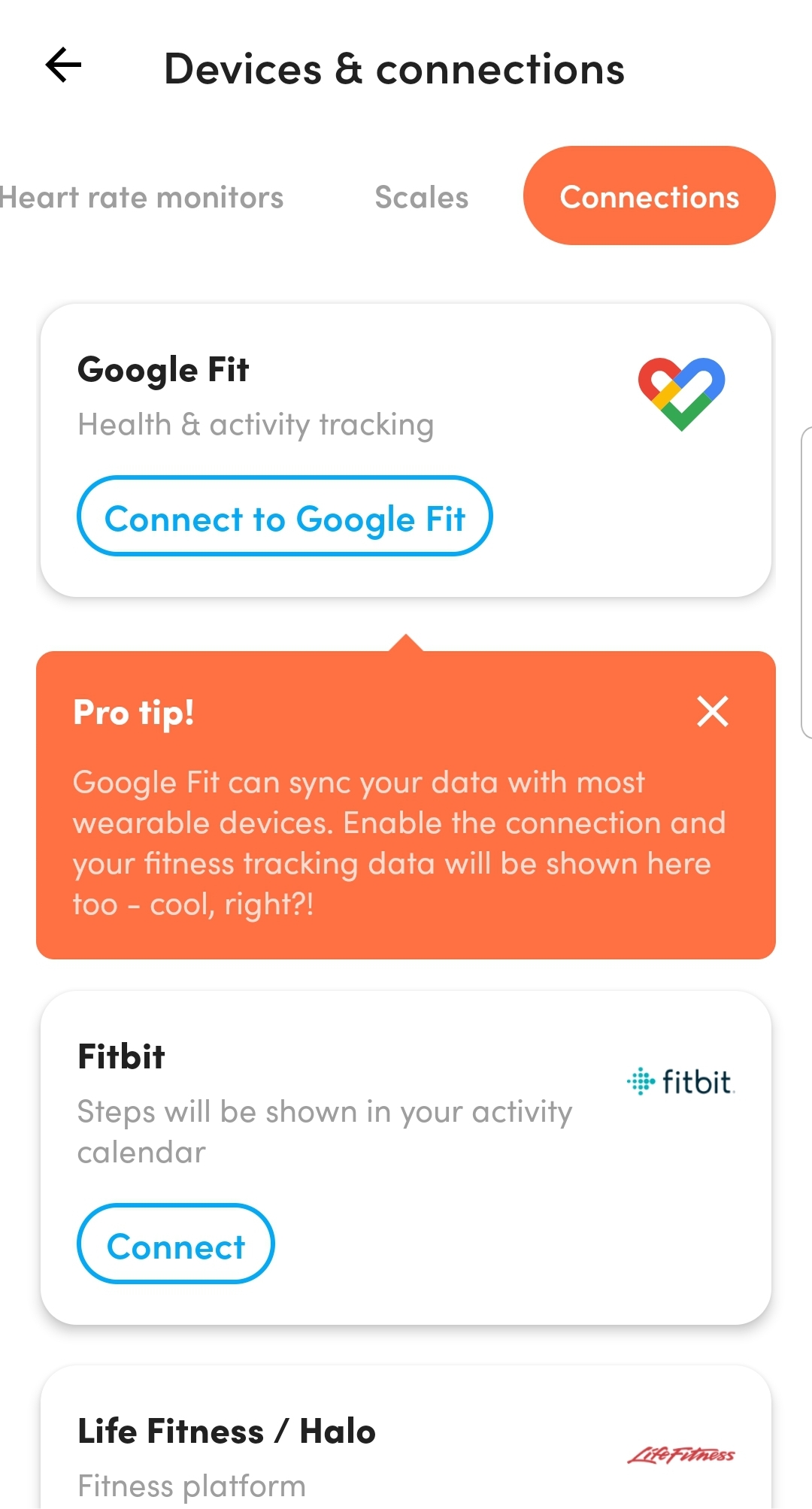 Platform Overview, Google Fit